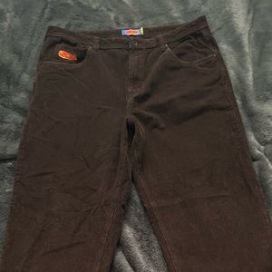 Empyre brown relaxed fit corduroy(baggy fit)